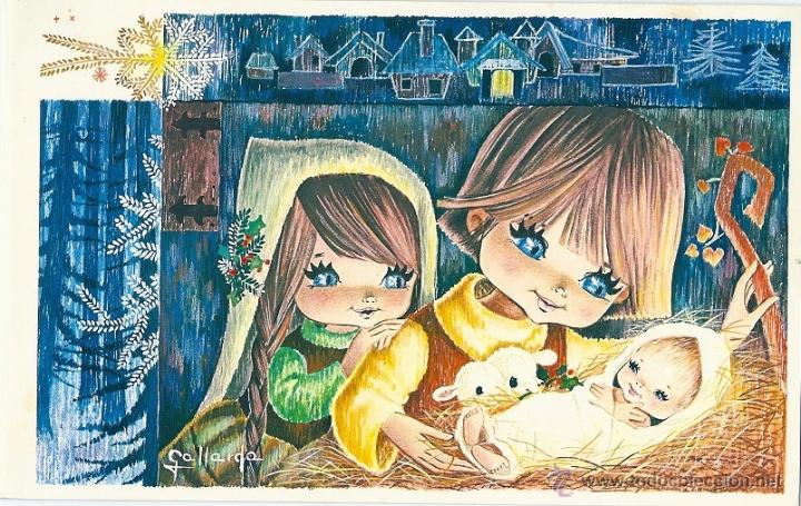 Postcards: 2032S - EDICIONES EUROCROMO SERIE 605.2 - DIPTICA 20,5X12,7 CM- DATA 1966 - ILUSTRA GALLARDA