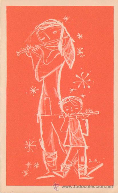 Postales: felicitacion de Navidad (rojo) - Foto 1