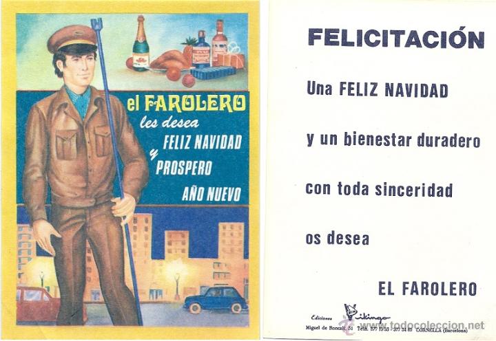 Postales: 2021V- EL FAROLERO - EDICIONES VIKINGO - 11,7X8,5 CM