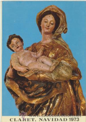 Postales: Claret, Navidad  1973. - Foto 1