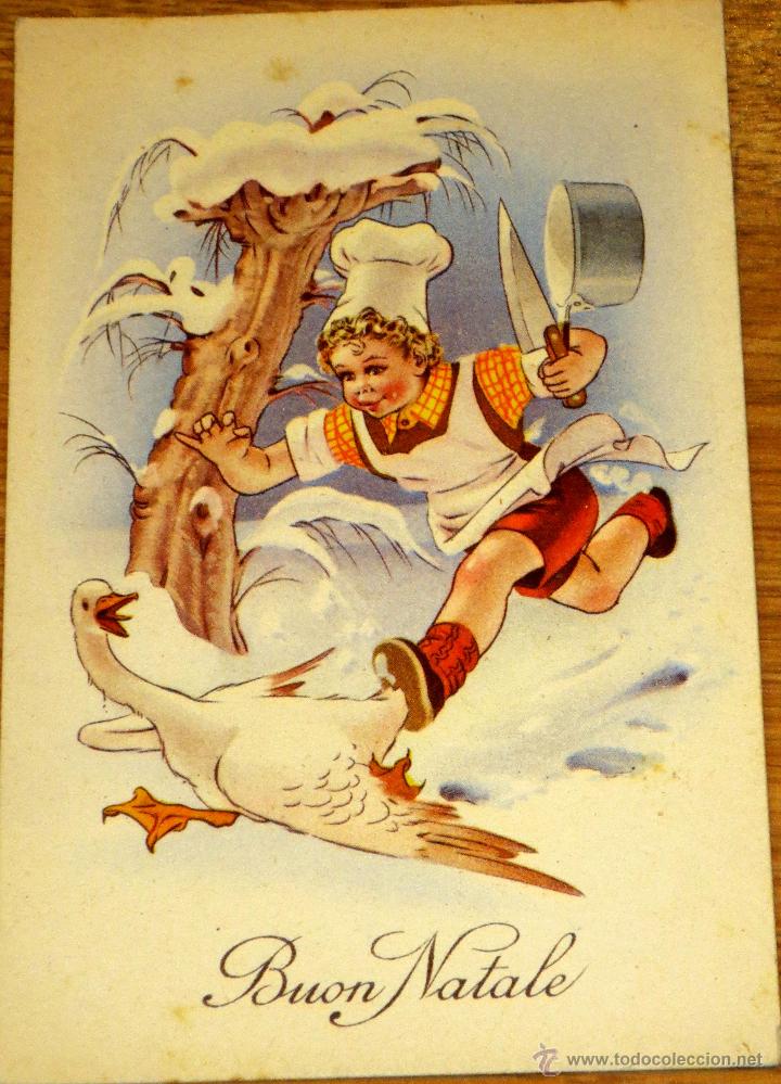 Cartoline: POSTAL NAVIDAD A&Ntilde;O 1950