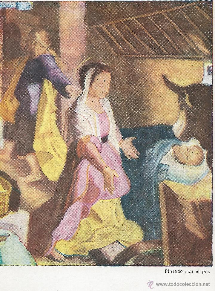Postales: NACIMIENTO DE NUESTRO SE&Ntilde;OR-DE FEDERICO BAROCCIO 1960 escrita