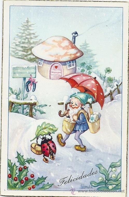 Postkarten: 2099Ebis - EDICIONES CIMA SERIE 508 -ANTIGUA POSTAL CIRCULADA EN 1949- ILUSTRA GIMILE