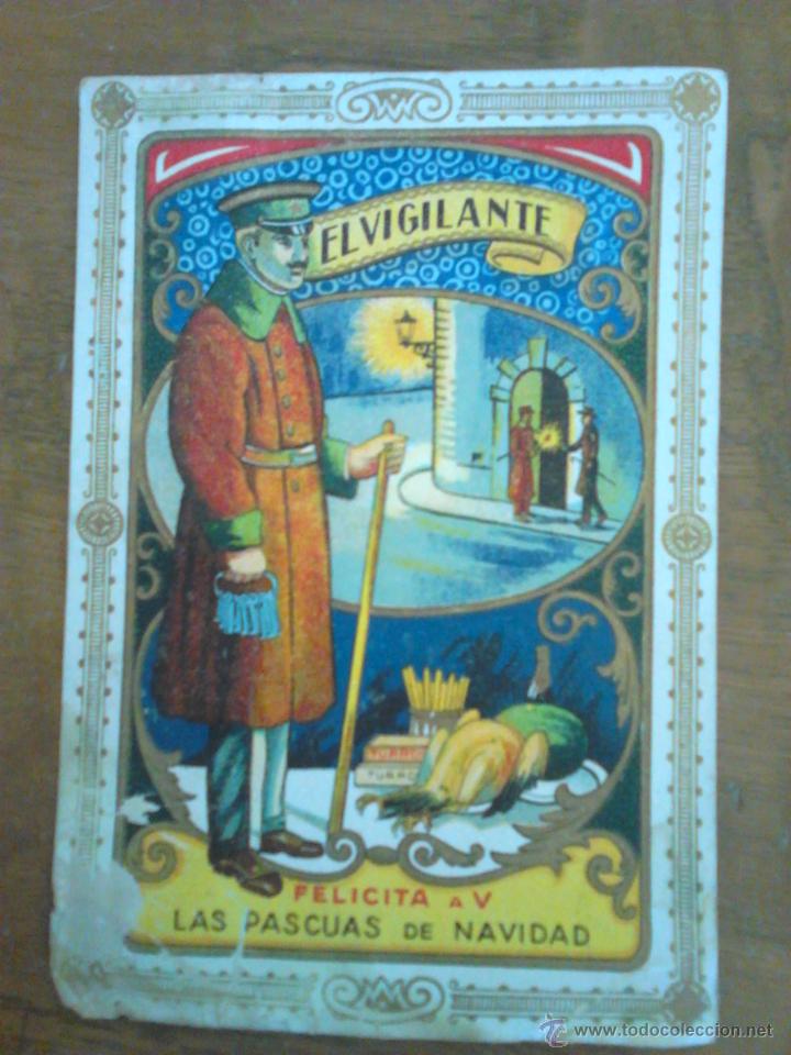 Postkarten: FELICITACI&Oacute;N NAVIDE&Ntilde;A EL VIGILANTE