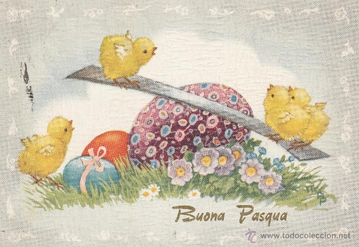 Cartes Postales: N&ordm; 16722 POSTAL BUONA PASCUA ITALIA 1960