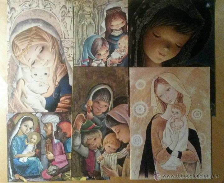 Postais: Postales navide&ntilde;as de diferentes ilustradores a&ntilde;os 60
