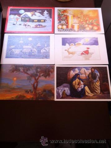 Postales: BONITO LOTE DE 15unids. de POSTALES DE NAVIDAD DISTINTO FORMATOS - Foto 1