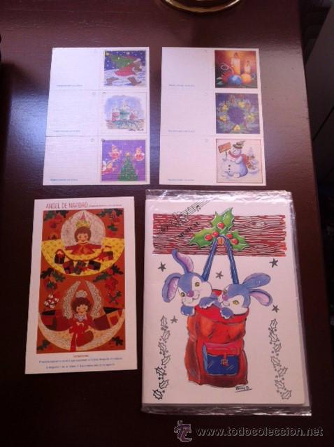 Postales: BONITO LOTE DE 15unids. de POSTALES DE NAVIDAD DISTINTO FORMATOS - Foto 3