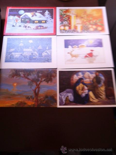 Postales: BONITO LOTE DE 15unids. de POSTALES DE NAVIDAD DISTINTO FORMATOS - Foto 4