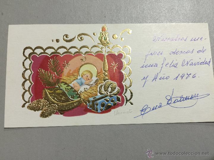 Postales: Preciosa postal de navidad. -ni&ntilde;o Jesus- Ilustra Vernet.  Mide apr 15x8cm