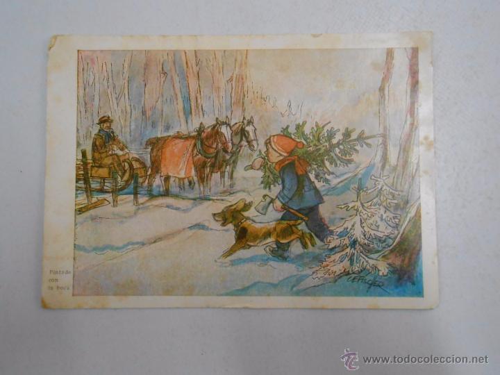 Postales: postal navide&ntilde;a invierno. tdkp3 - Foto 1