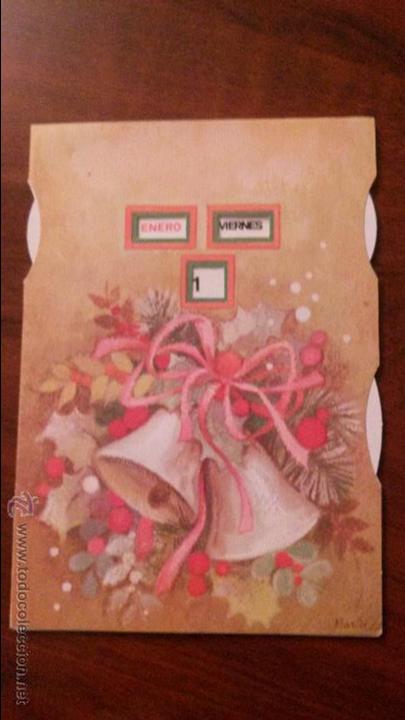 Cartoline: POSTAL CALENDARIO GIRATORIO NAVIDAD A&Ntilde;O NUEVO DICIEMBRE 1978 R.CATAL&Aacute;N IBARZ