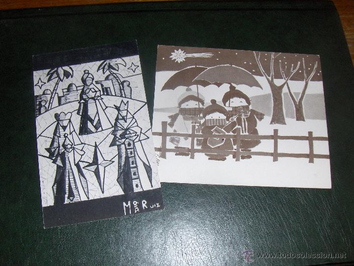Postales: TARJETAS NAVIDE&Ntilde;AS SIN USAR. A&Ntilde;OS 70. - Foto 1