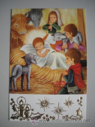 Postales: MAGNIFICA POSTAL DE NAVIDAD DEL A&Ntilde;O 1975 - - Foto 1