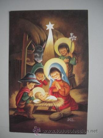Postales: MAGNIFICA POSTAL DE NAVIDAD DEL A&Ntilde;O 1975 - - Foto 1