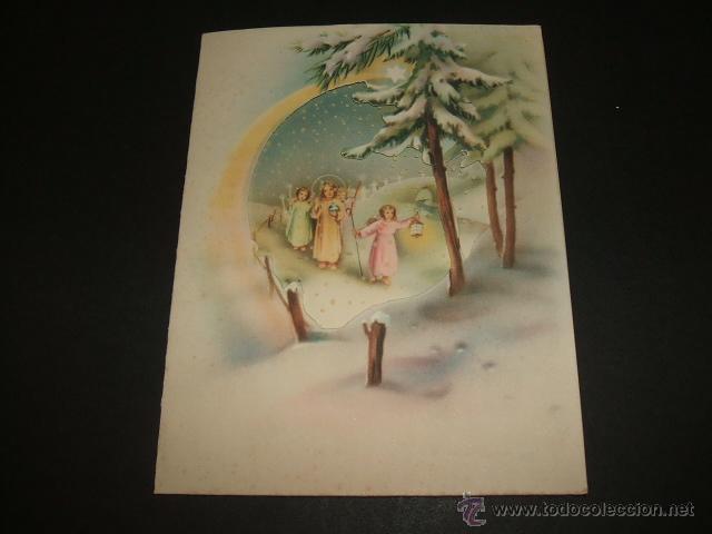 Postales: FELICITACION NAVIDAD DESPLEGABLE - Foto 1