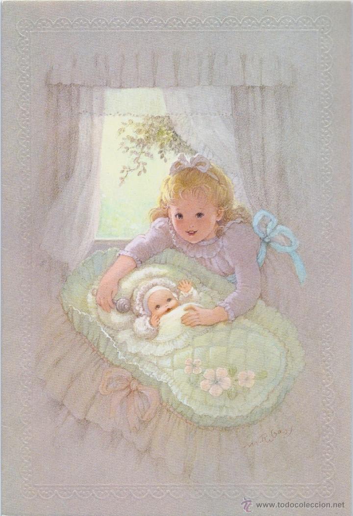 Postales: 0925K - MARTA RIBAS - EDICIONES BUSQUETS 04.24.063- -ENMARCADO EN RELIEVE - DIPTICA 17X11,5 CM
