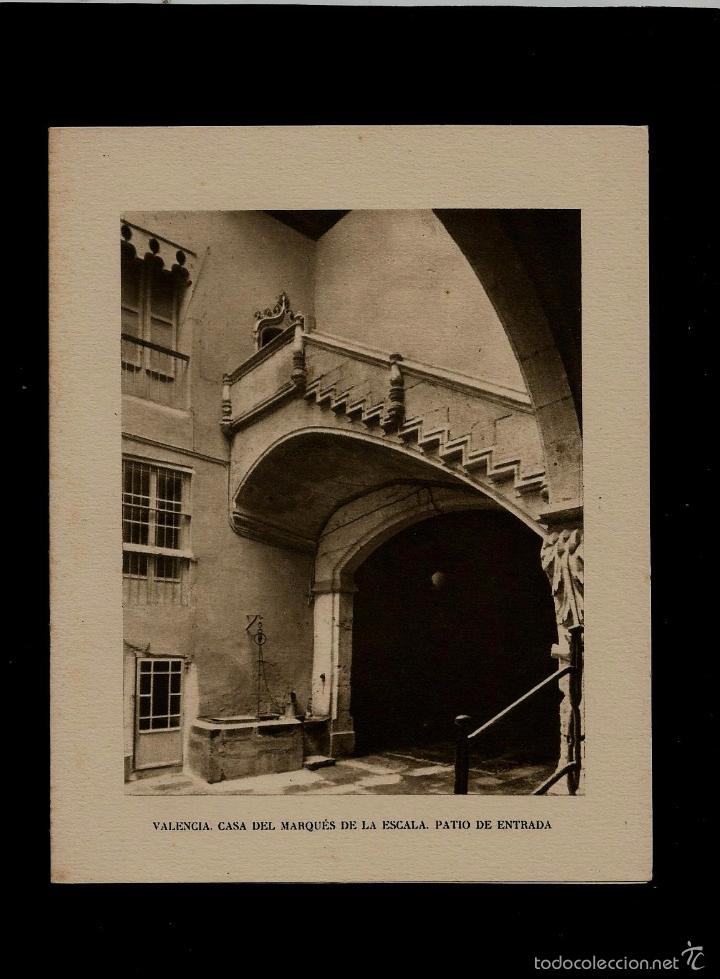 Postales: ANTIGUA FEL. NAVIDAD -VALENCIA-CASA DEL MARQUES DE LA ESCALA -ARCHIVO DE ARTE - SIN CIRCULAR
