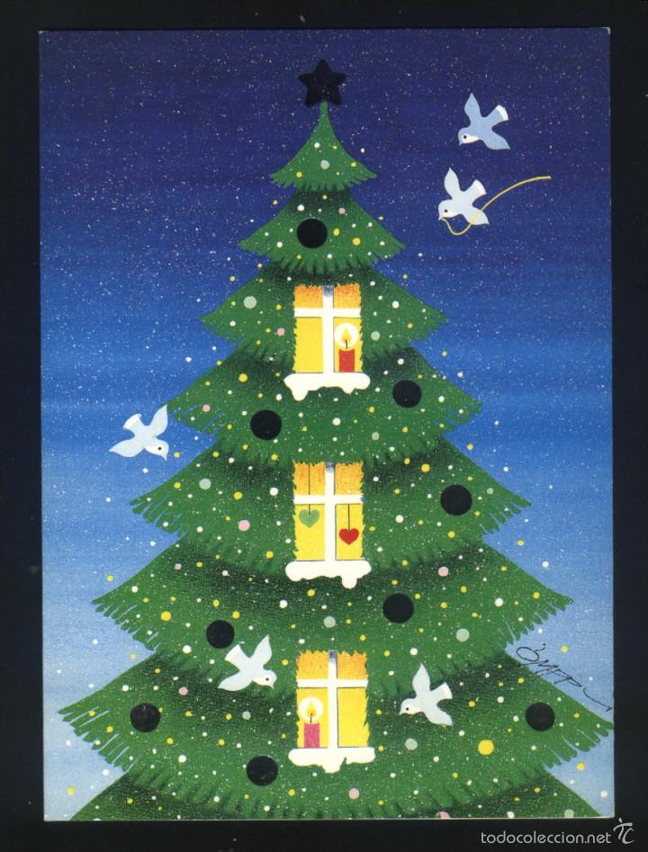 Postkarten: A-2934- FELICITACI&Oacute;N DE NAVIDAD DOBLE DE UNICEF.