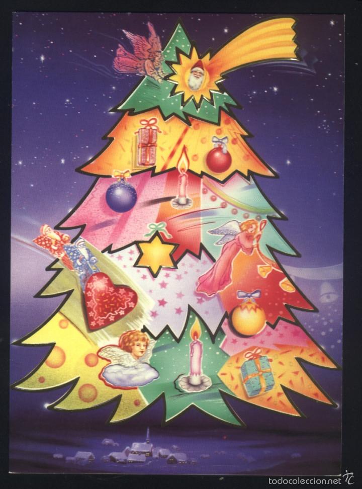 Cartoline: A-3122- FELICITACI&Oacute;N DE NAVIDAD DOBLE DE UNICEF.