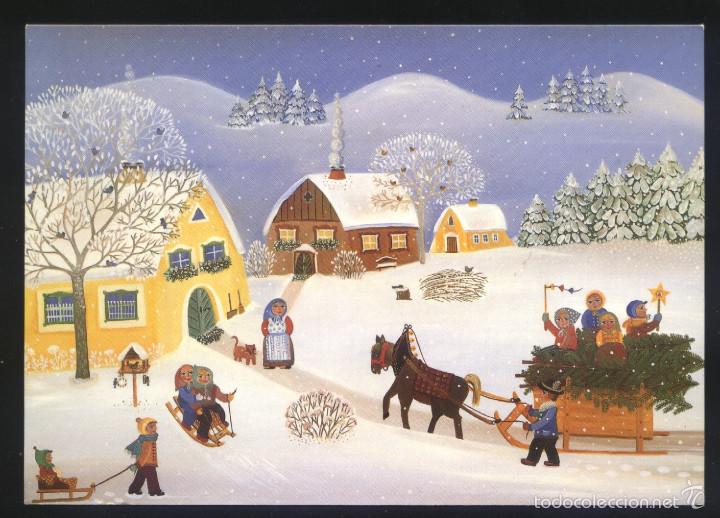 Postales: A-3135- FELICITACI&Oacute;N DE NAVIDAD DOBLE DE UNICEF.