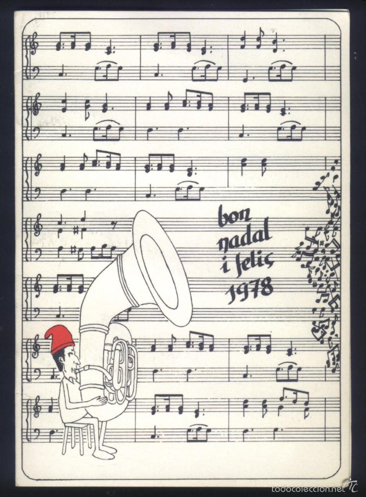 Postcards: A-3202- FELICITACION NAVIDAD DEL A&Ntilde;O 1978. BON NADAL. INTERIOR EXPANDIBLE.