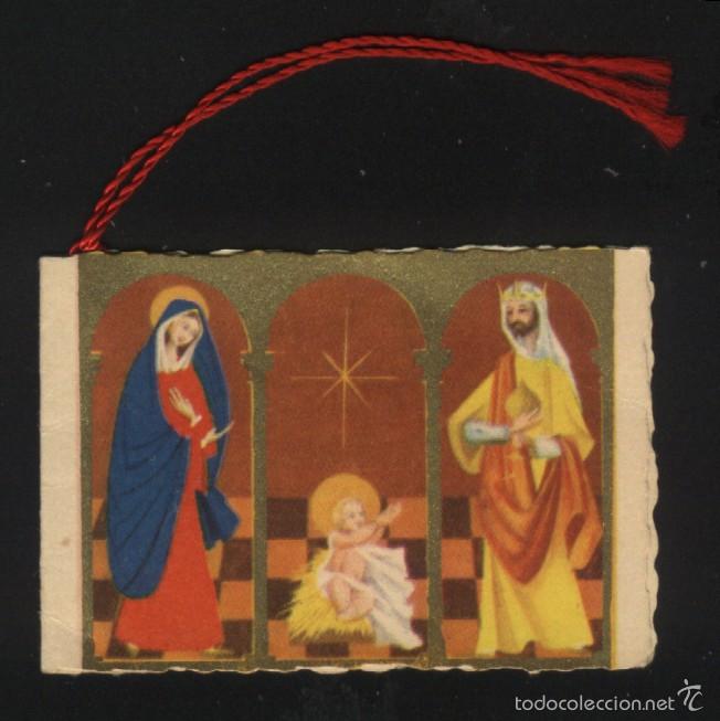 Postais: A-3243- PEQUE&Ntilde;A FELICITACION NAVIDAD PARA COLGAR. A&Ntilde;O 1964.