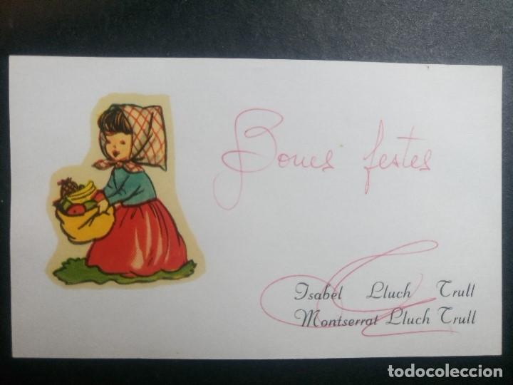 Postales: estampa felicitacion navidad / 9,6 x 5,8