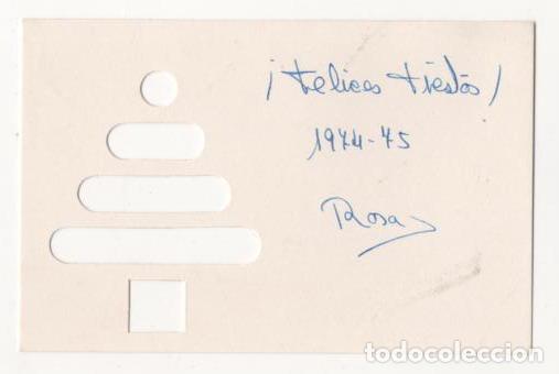 Postales: TARJETA NAVIDAD SIMPLE ESCRITA - Foto 1