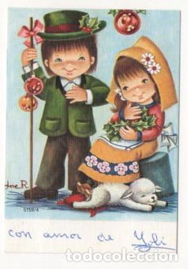 Postales: TARJETA NAVIDAD SIMPLE ESCRITA - Foto 1