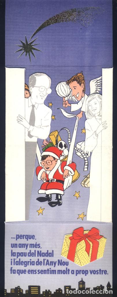 Postales: A-3614- FELICITACION NAVIDAD DOBLE TROQUELADA. 1988
