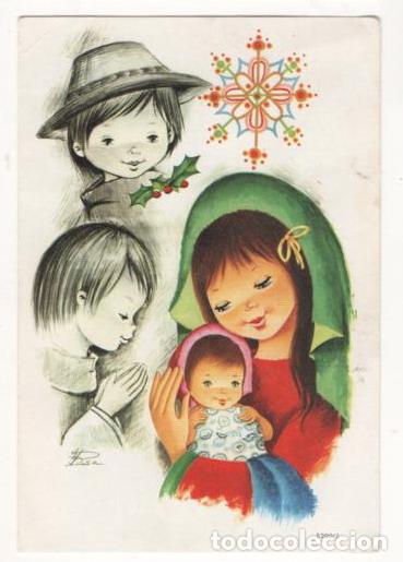 Postales: TARJETA NAVIDAD SIMPLE ESCRITA - Foto 1