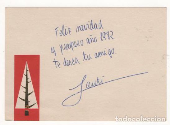 Postales: TARJETA NAVIDAD SIMPLE ESCRITA - Foto 1