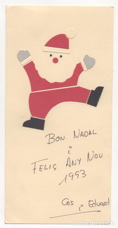 Postales: TARJETA NAVIDAD SIMPLE ESCRITA - Foto 1