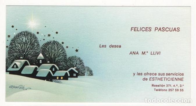 Postales: TARJETA NAVIDAD SIMPLE ESCRITA - Foto 1