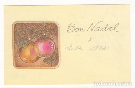 Postales: TARJETA NAVIDAD SIMPLE ESCRITA - Foto 1