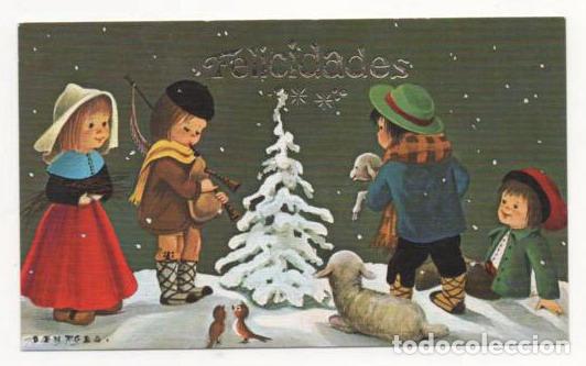 Postales: TARJETA NAVIDAD SIMPLE ESCRITA - Foto 1