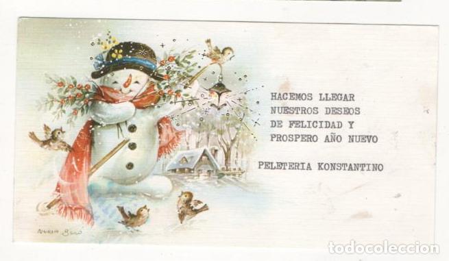 Postales: TARJETA NAVIDAD SIMPLE ESCRITA - Foto 1
