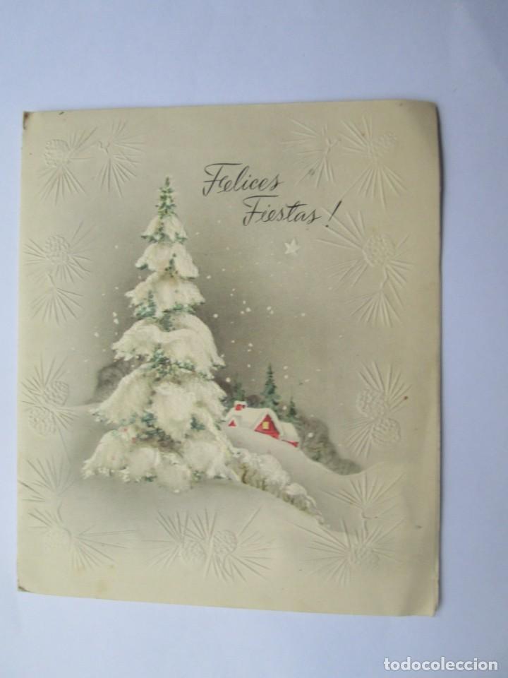 Postais: FELICES FIESTAS. BONNE F&Ecirc;TES. HAPPY HOLIDAYS. 1953