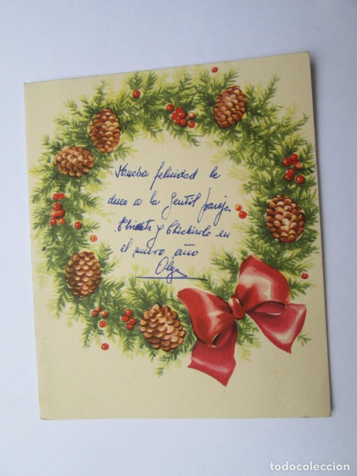 Postcards: POSTAL DE NAVIDAD. CHRISTMAS CARD. Carte de No&euml;l. 1954