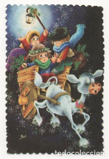 Postales: TARJETA NAVIDAD SIMPLE ESCRITA - Foto 1