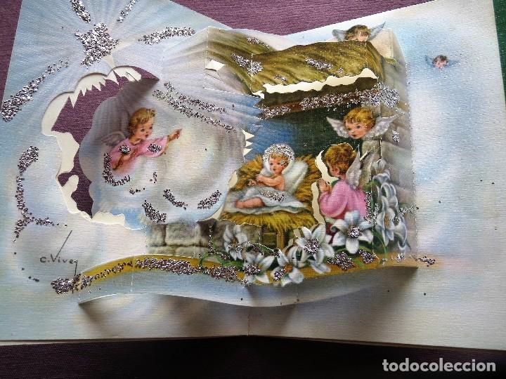 Postales: chistma troquelado - Foto 1