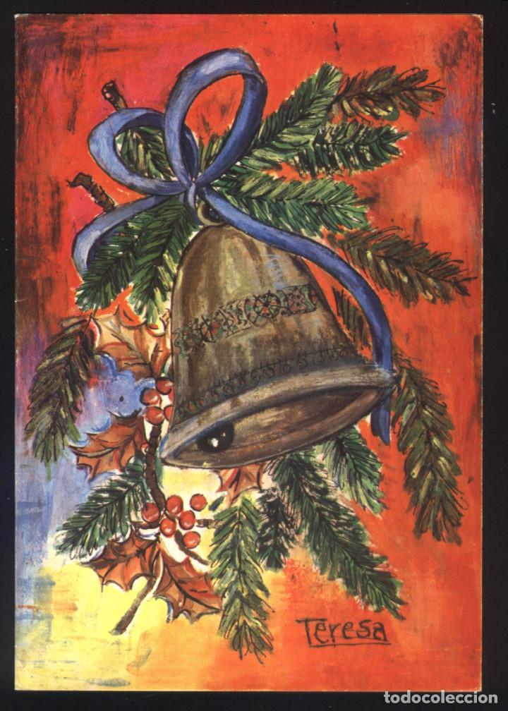 Postais: A-3873- POSTAL DE FELICITACION DE NAVIDAD DOBLE.
