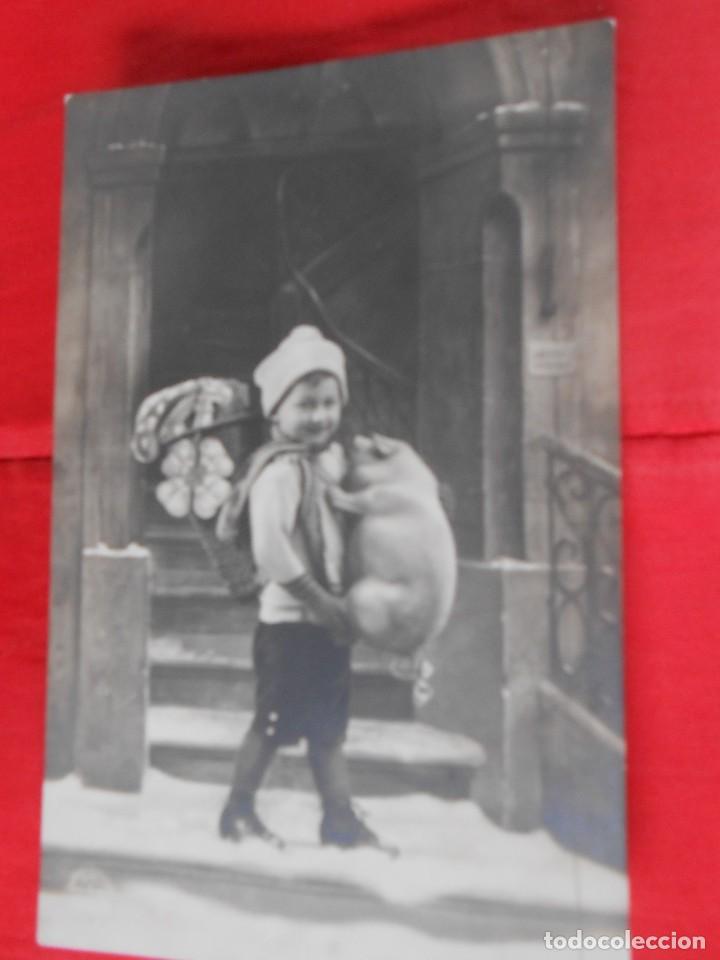 Postales: POSTAL   NAVIDE&Ntilde;A   -Pricipio de 1900 - Foto 1
