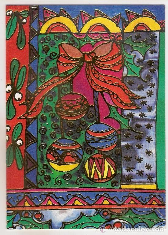 Postcards: -44755 POSTAL NAVIDAD, BOLAS Y ADORNOS DEL ARBOL, PRECIOSO DIBUJO, ESCRITA
