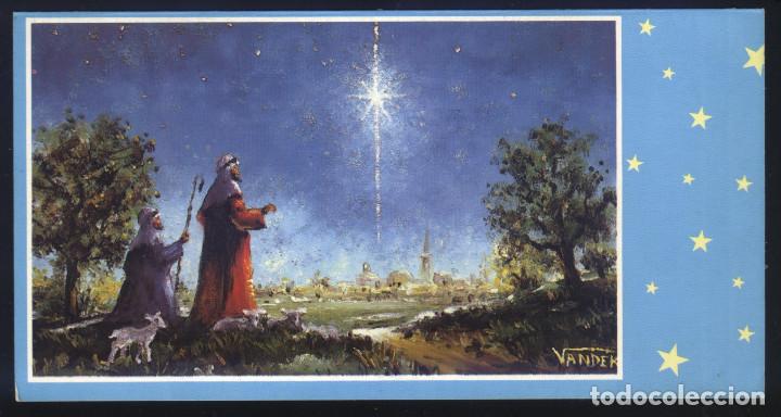 Postkarten: A-4129- FELICITACI&Oacute;N NAVIDAD DOBLE.