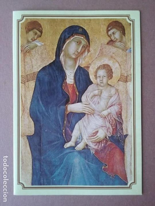 Postcards: POSTAL NAVIDAD. VIRGEN CON EL NI&Ntilde;O. AC AGENCY. 1354-A. 1992. DIPTICA. ESCRITA.