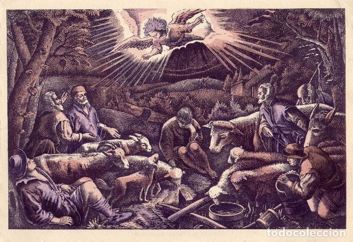 Postais: felicitacion navide&ntilde;a 1960 antoni gratacos 22 x 15 cm, noche de navidad de Bassanensis