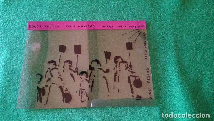 Postcards: POSTAL NAVIDE&Ntilde;A ETD TRANSPARENTE 10,5 X 14,5 CMS.
