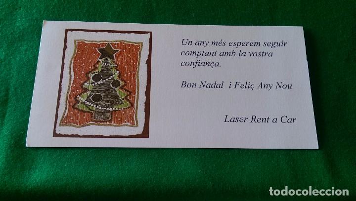 Postales: POSTAL NAVIDE&Ntilde;A LASER RENT A CAR
